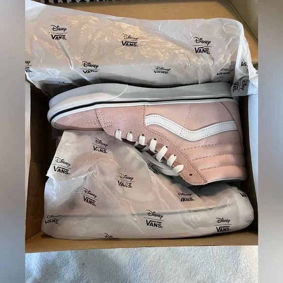 VANS x Disney Pink High Top Size 8